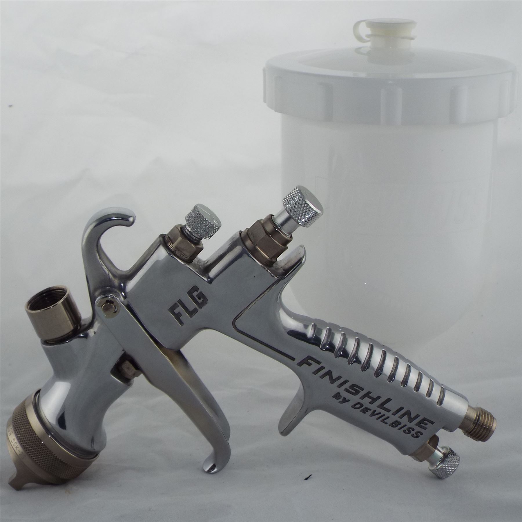 Devilbiss Gravity FLG5 Spray Gun 1.8 For Solvents eBay