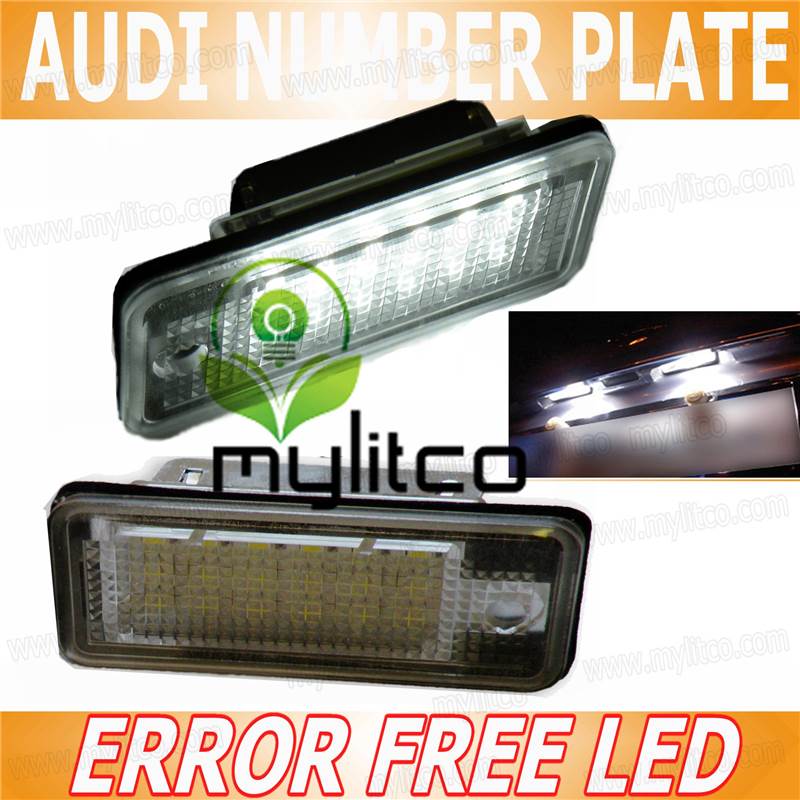 Audi A3 A4 A5 A6 Q5 Q7 TT Number Plate Light OEM Lamp Xenon White LED