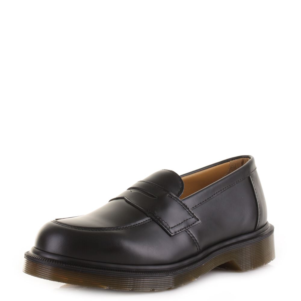 Dr Martens Addy Smooth Leather Penny Loafer Comfy Work Casual School Shoes eBay