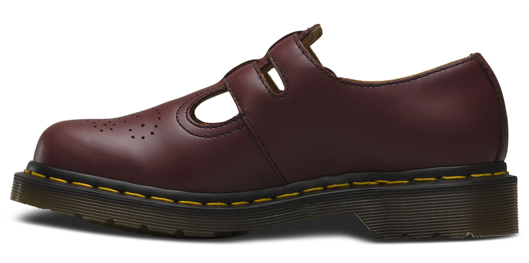 Dr Martens 8065 Mary Jane Twin Buckle Leather Uniform Shoes eBay