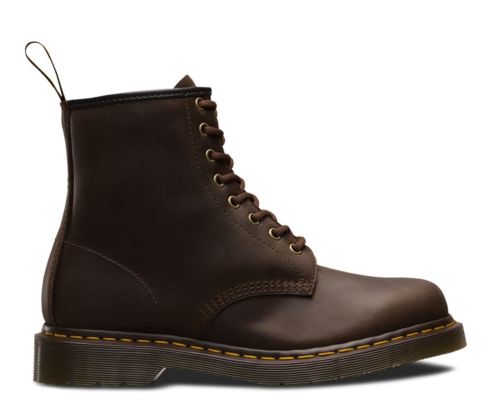 Dr Martens Unisex 1460 Gaucho Crazy Horse Distressed Brown Leather