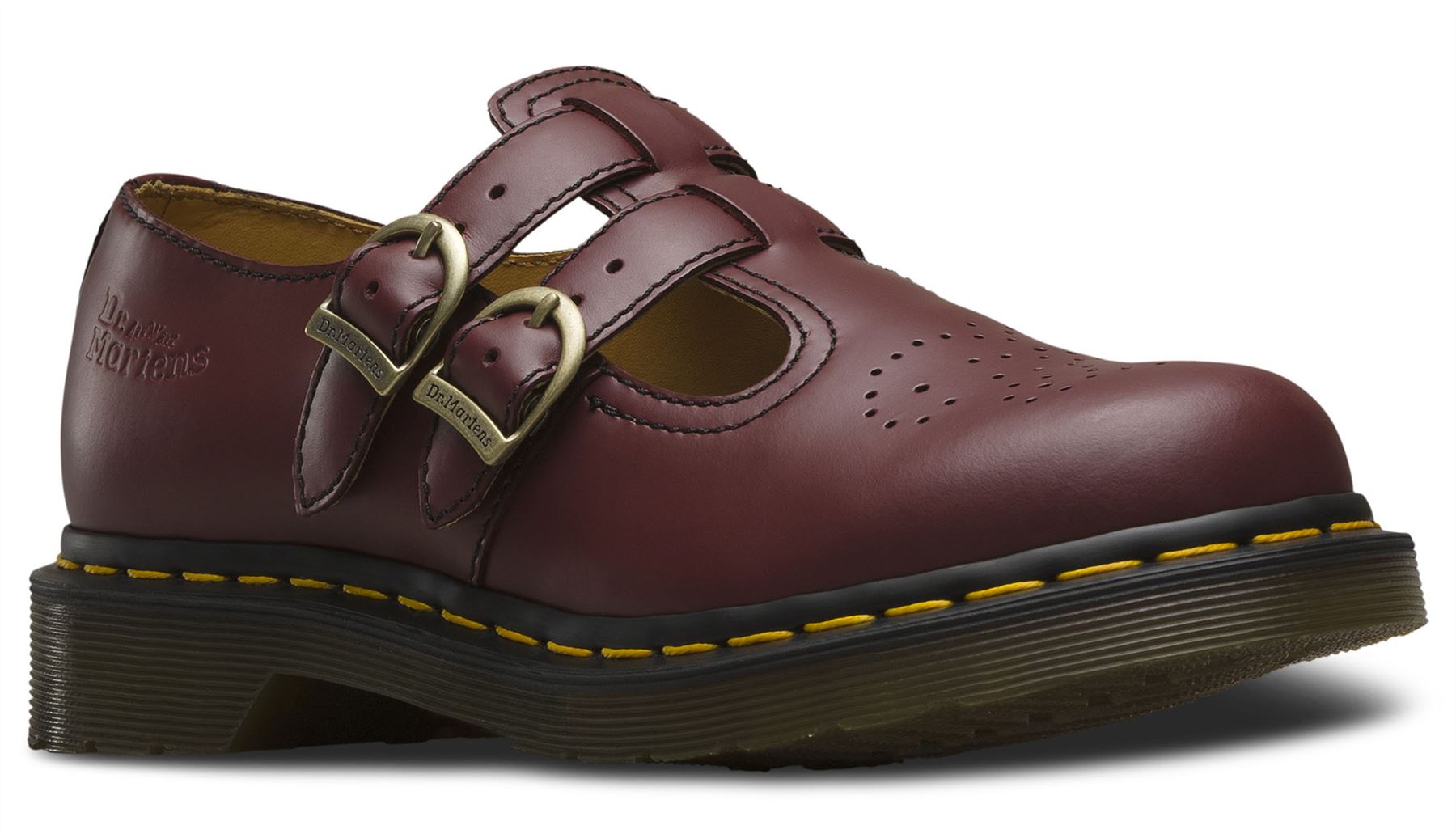 dr martens double buckle mary jane