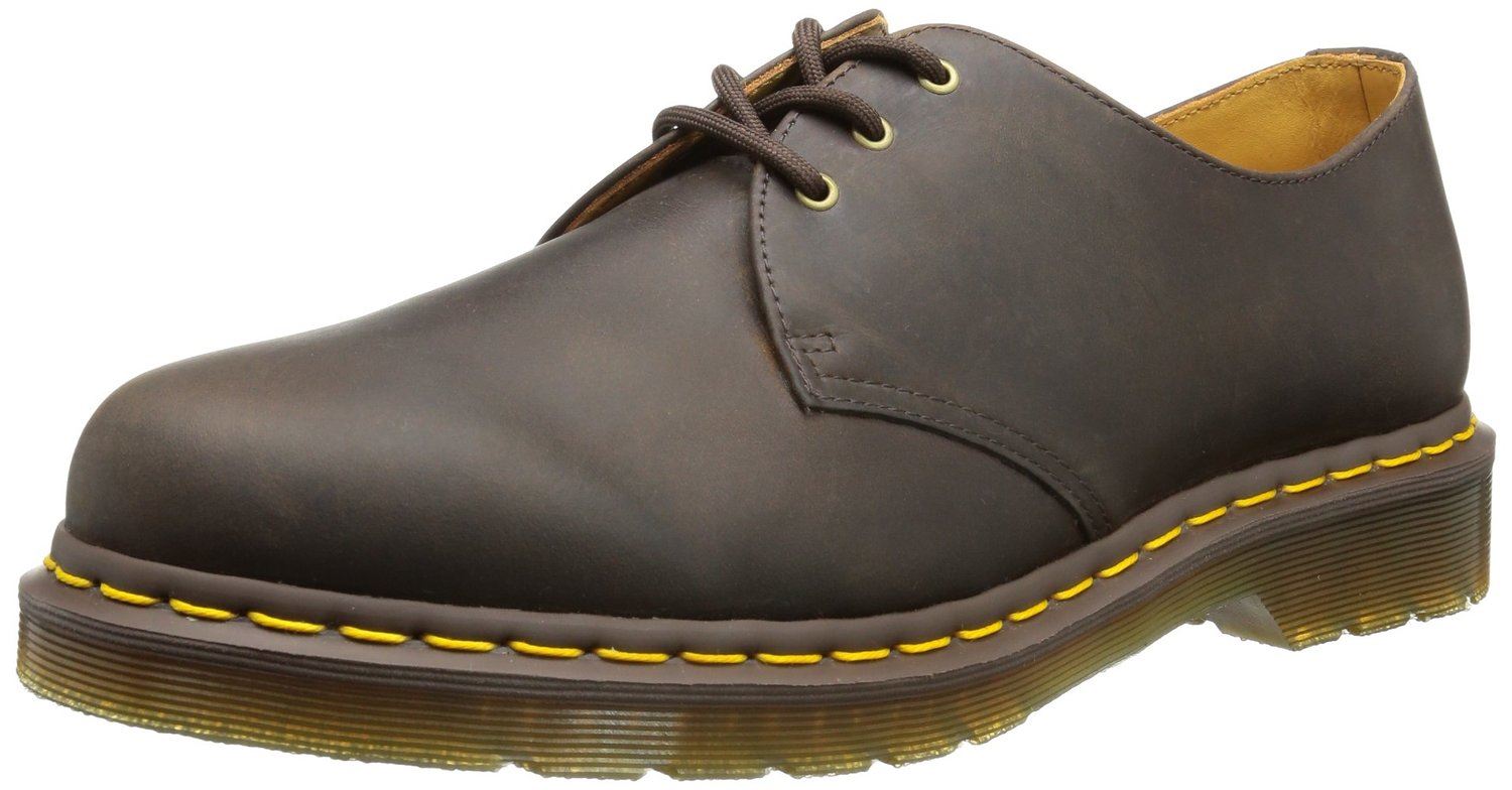 Dr. Martens Unisex 1461 Soft Toe Oxford - Classic Work Shoe With Slip-Resistant Grip-Trax Sole