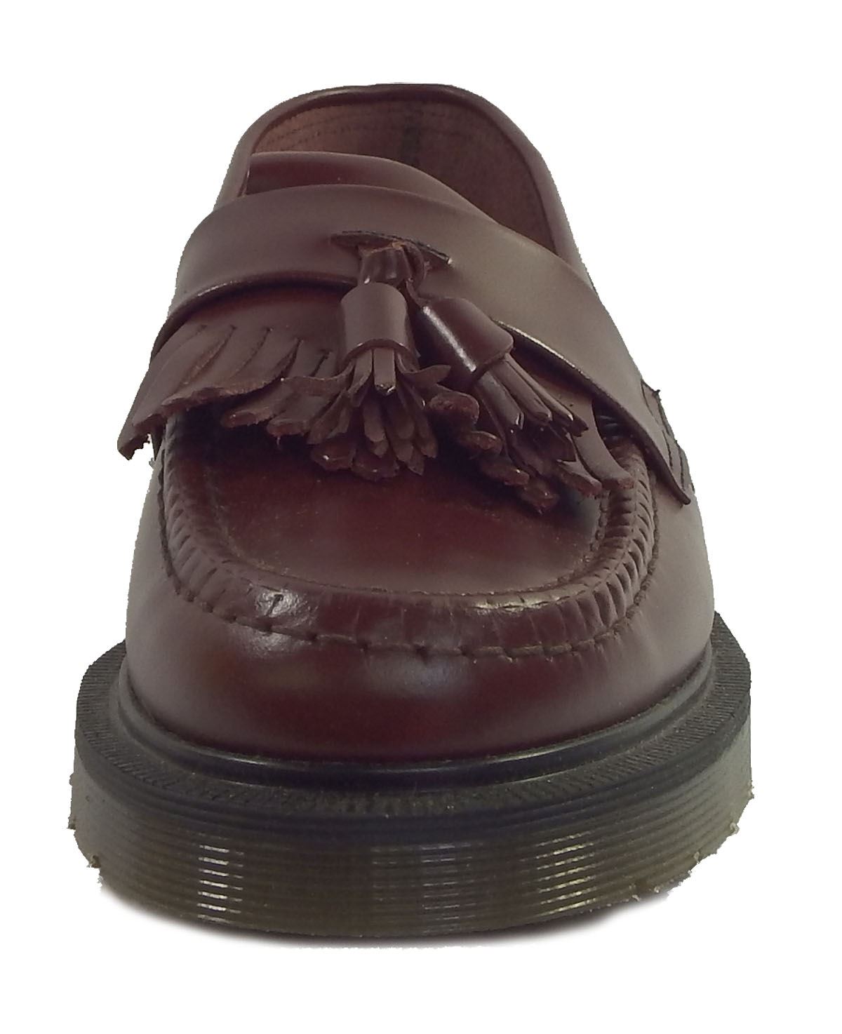 Solovair Made In England Mens Oxblood Smooth Leather Tassle Loafers Ska