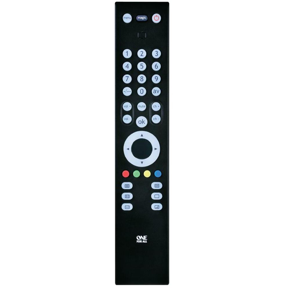 One For All URC3910 PreProgrammed Slimline Remote Control for TV New