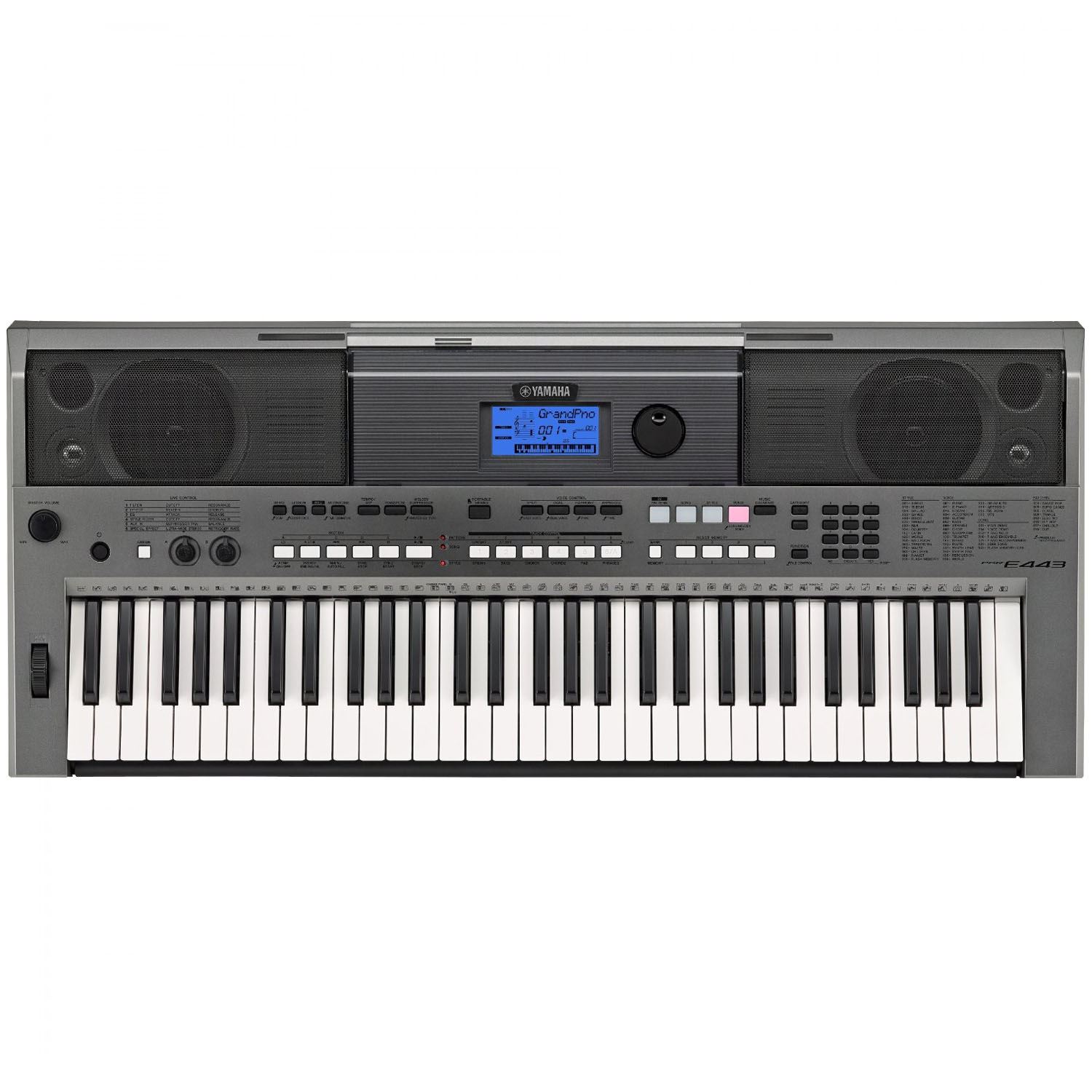 Yamaha PSRE443 Digital 61key Y.E.S USB AUX IN Portable Keyboard Piano