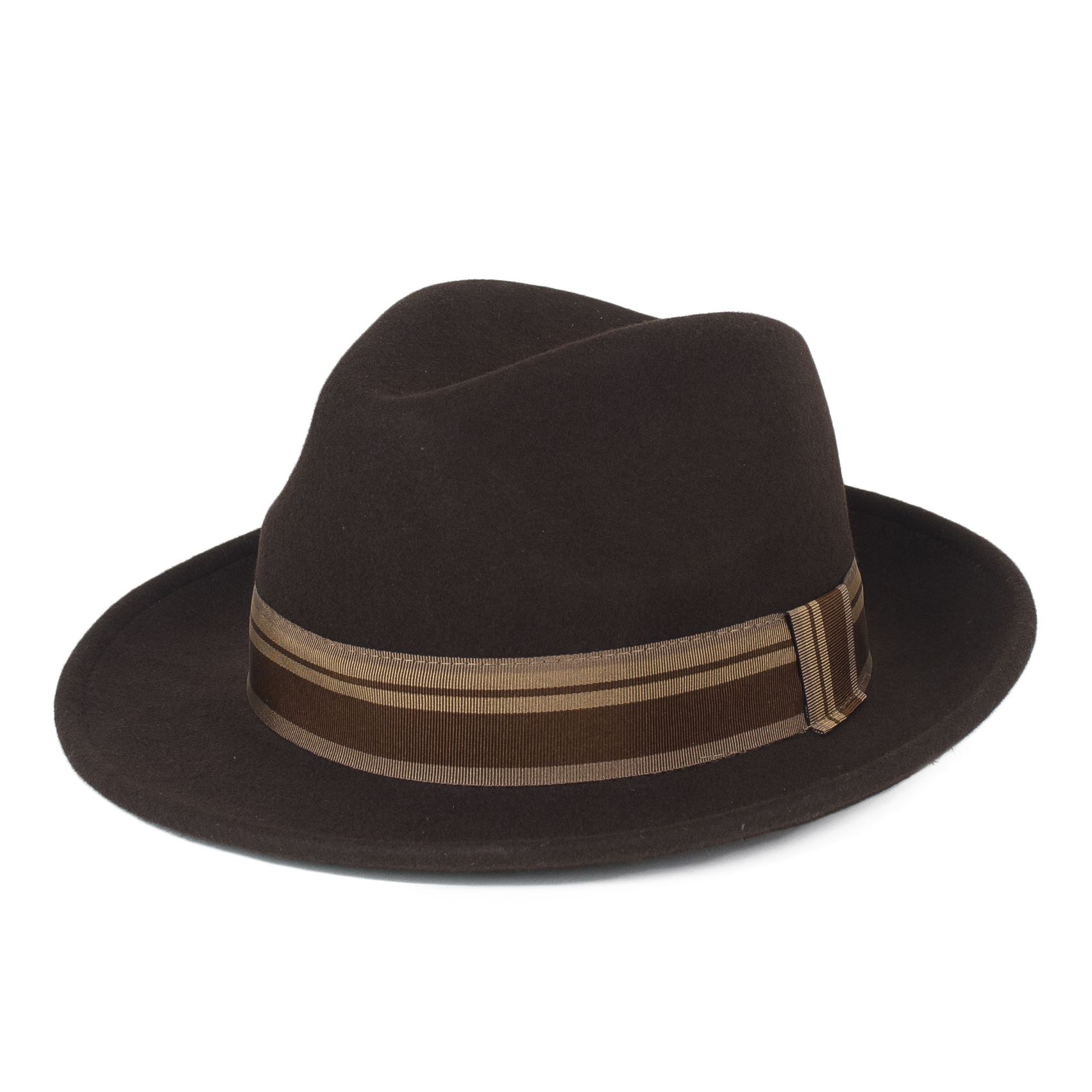 Mens Women Made In Italy Wool Felt Waterproof Crushable Wide Brim