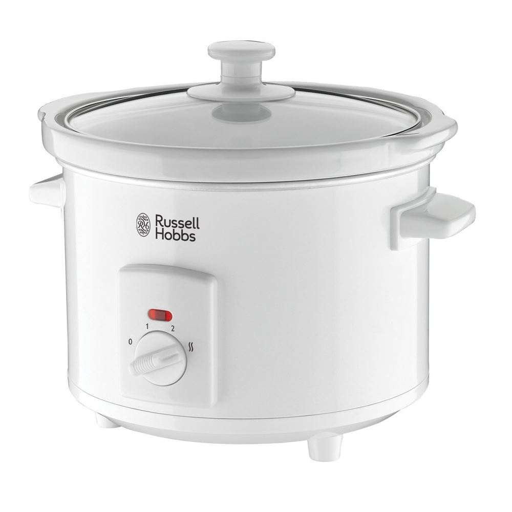 Russell Hobbs 19780 Compact 3 Heat Slow Cooker Ceramic Pot 2.5L