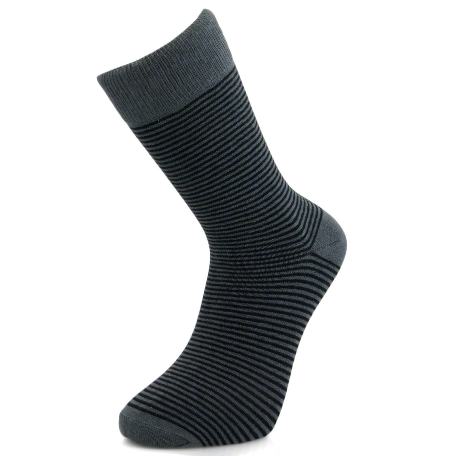 Mens Thin Striped MID Calf Ankle Crew Short Stripey Socks NEW LOT eBay