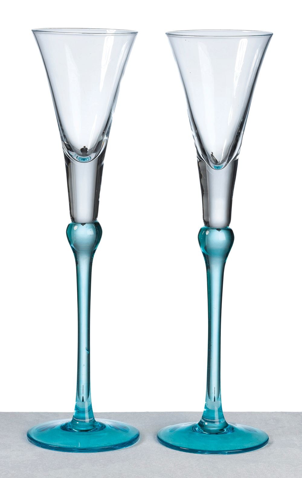 Pair of Tall Toasting Wedding Party Wine Champagne Flutes Glasses eBay