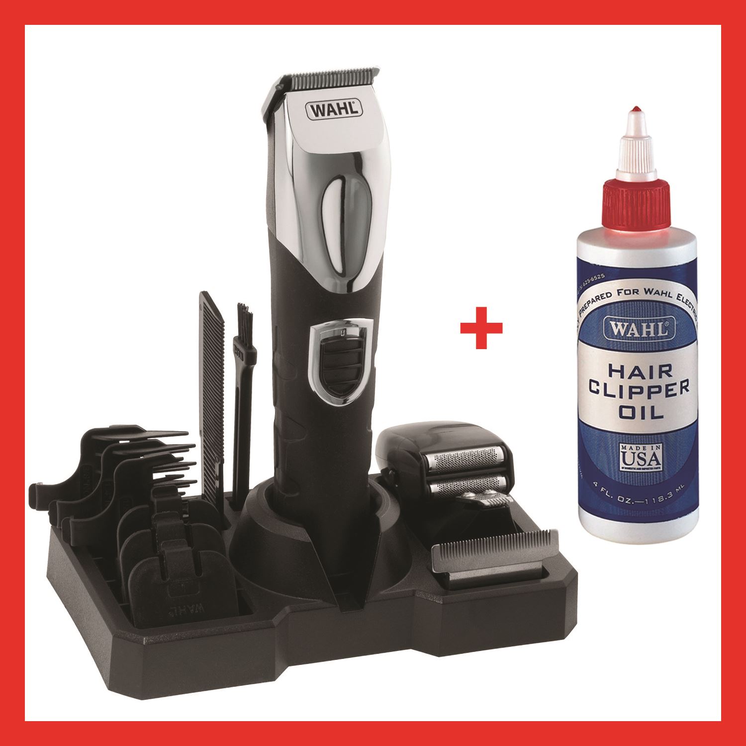 Wahl Men's Electric Rechargeable Hair Beard Body Clipper Trimmer Shaver