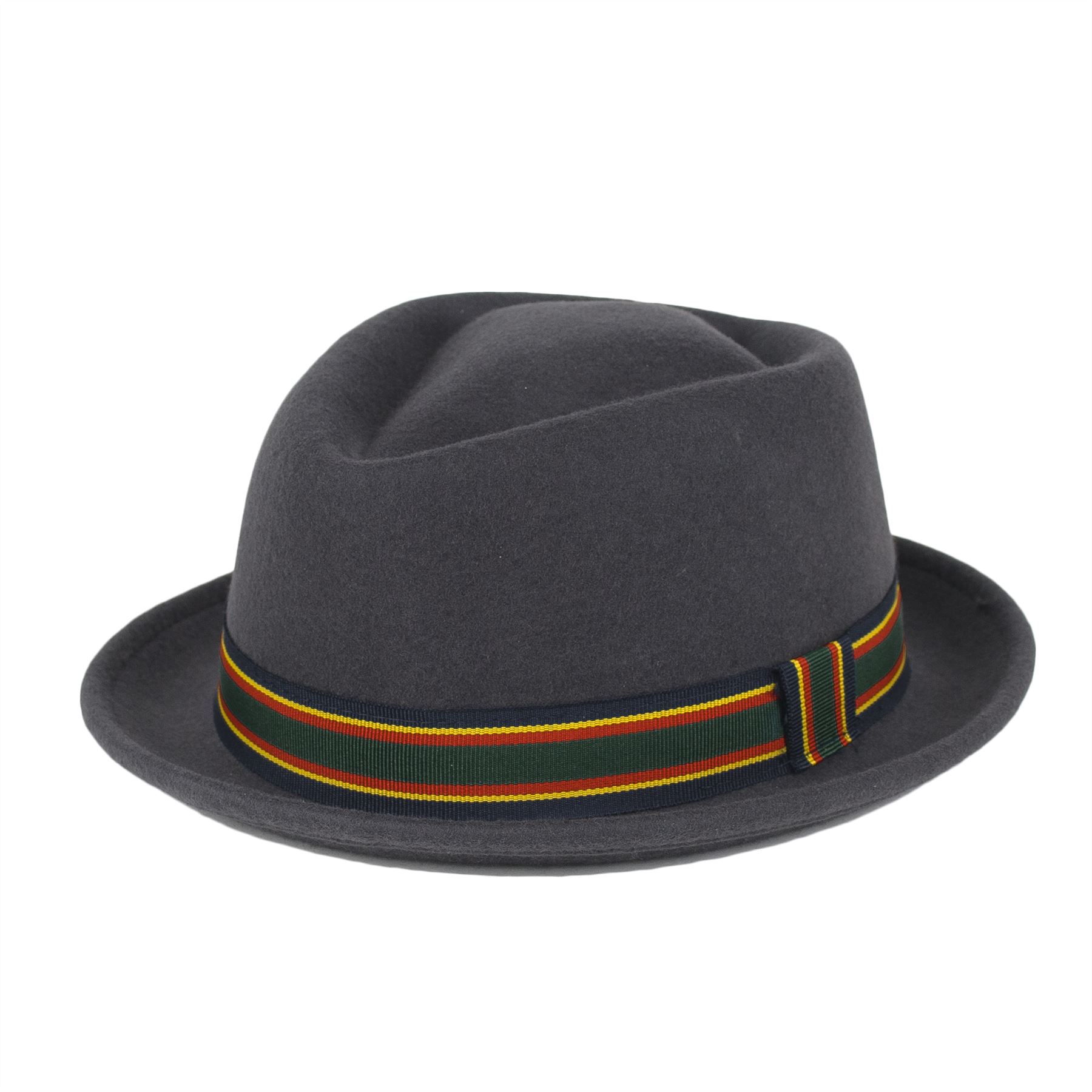 Mens Women Made In Italy Wool Felt Porkpie Waterproof Crushable Pork