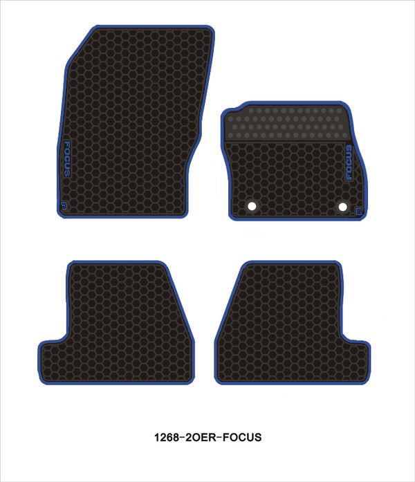 Ford Focus (20112014)10mm thick tailored moulded rubber car mats eBay