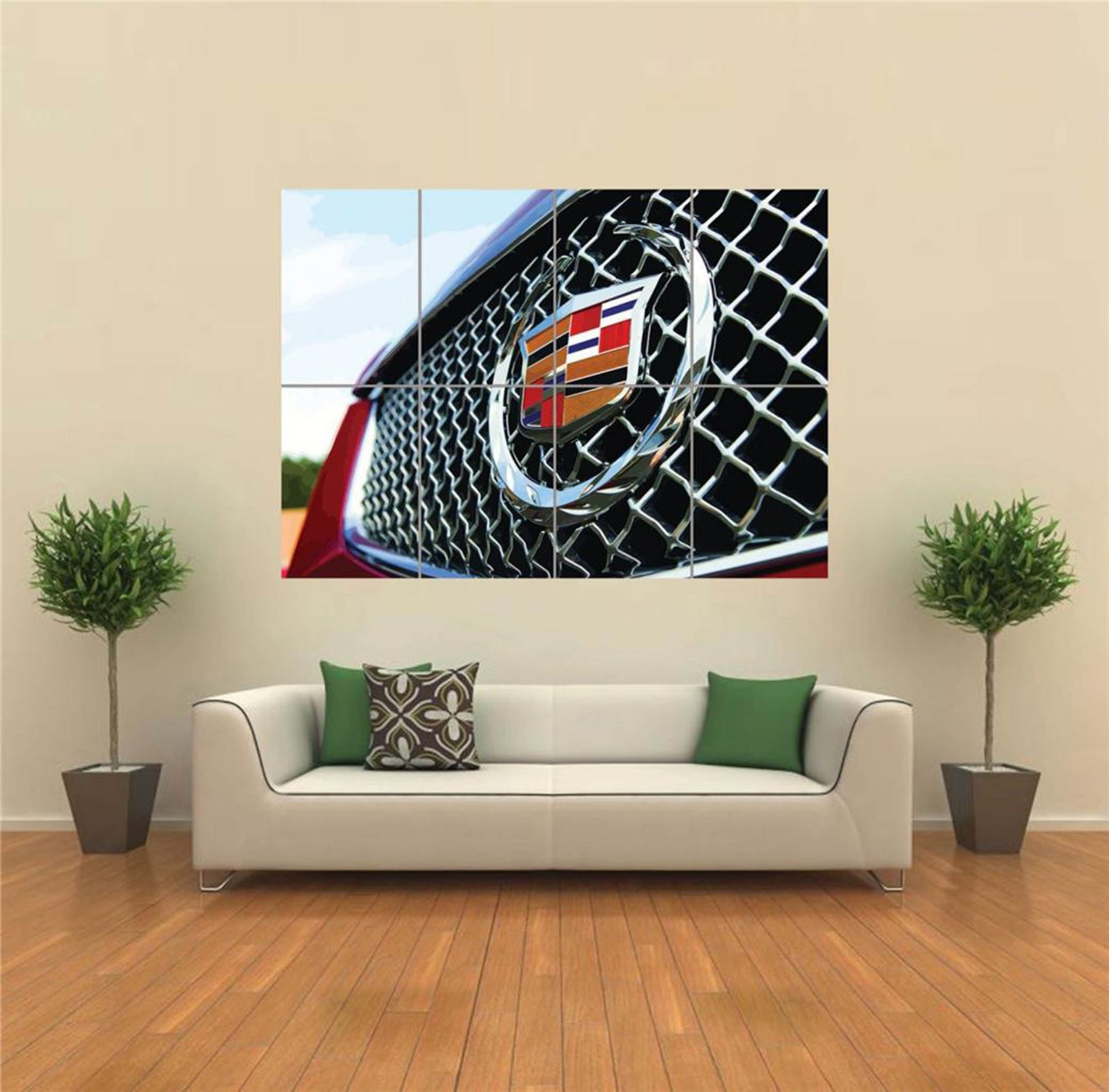 2009 CADILLAC CTS V12 GRILL OF CAR GIANT ART PRINT POSTER PICTURE WALL