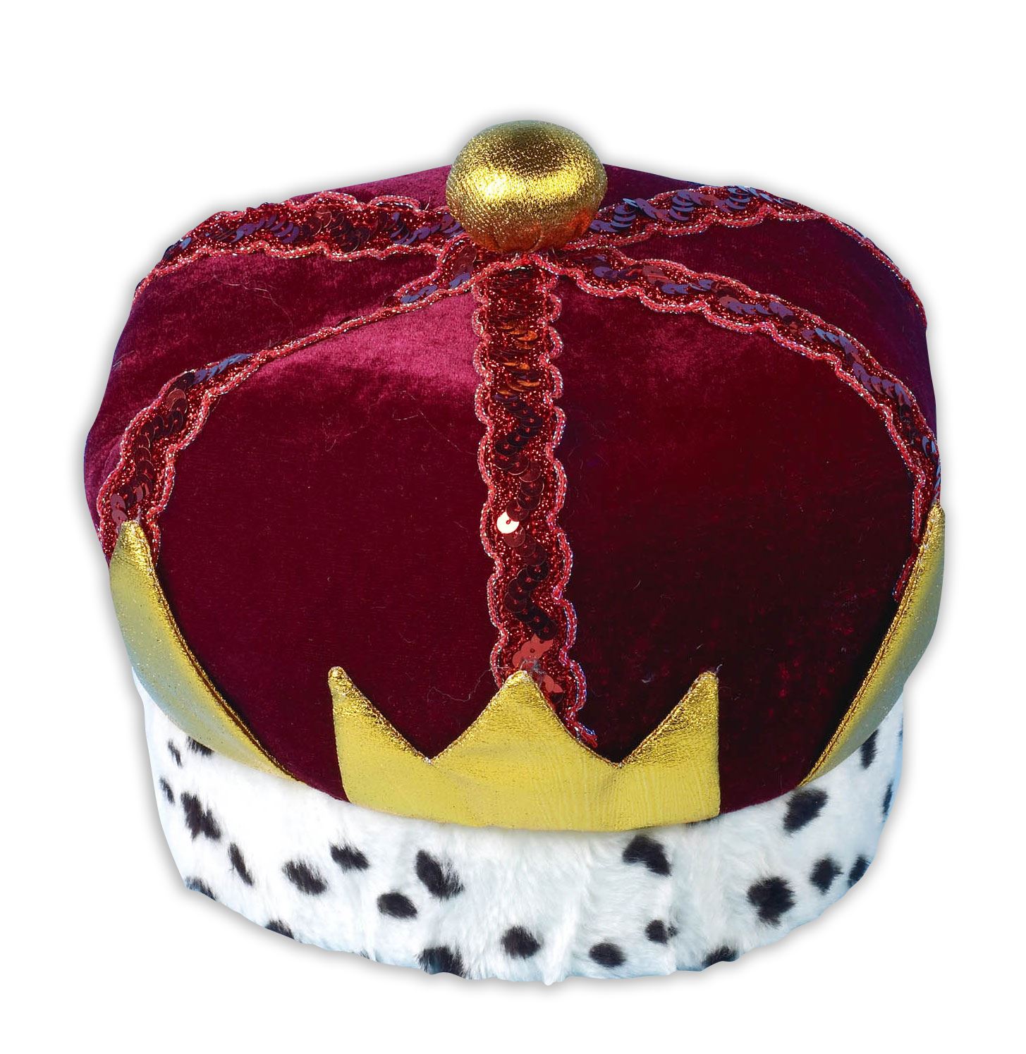 ROYAL CROWN KING QUEEN ROYALTY FANCY DRESS COSTUME NATIVITY ADULT ...