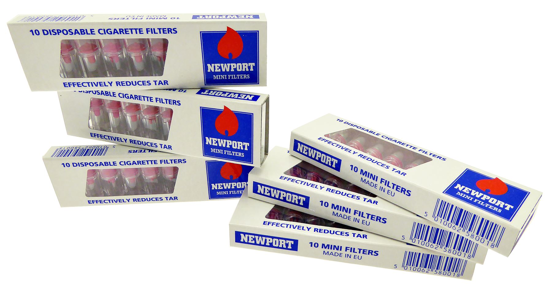 Newport Disposable Cigarette Mini Filters 10 Pack Tar Catcher 8mm Size