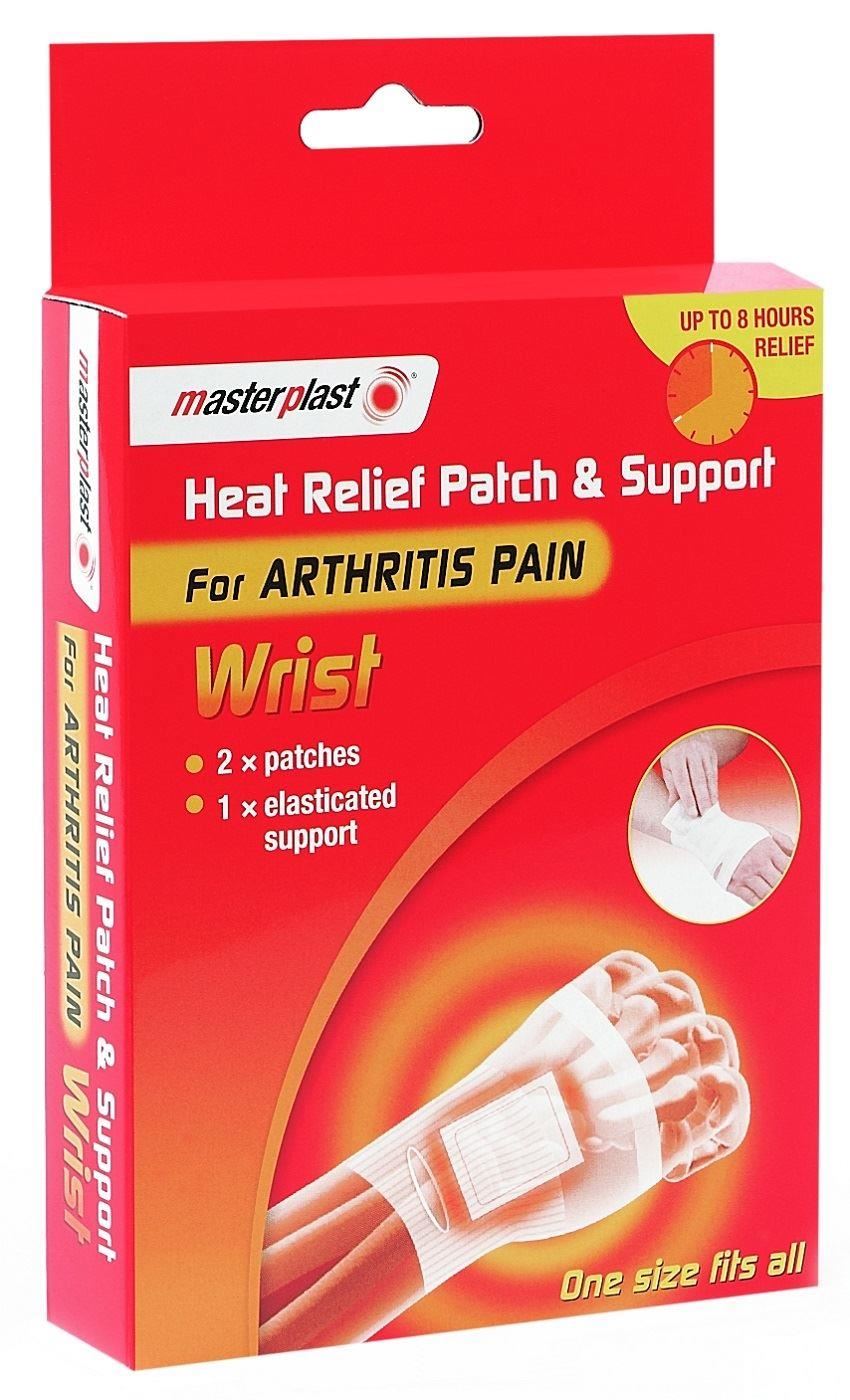 2 Pack Pain Relief Heat Patches Knee Wrist Support Arthritis Sore