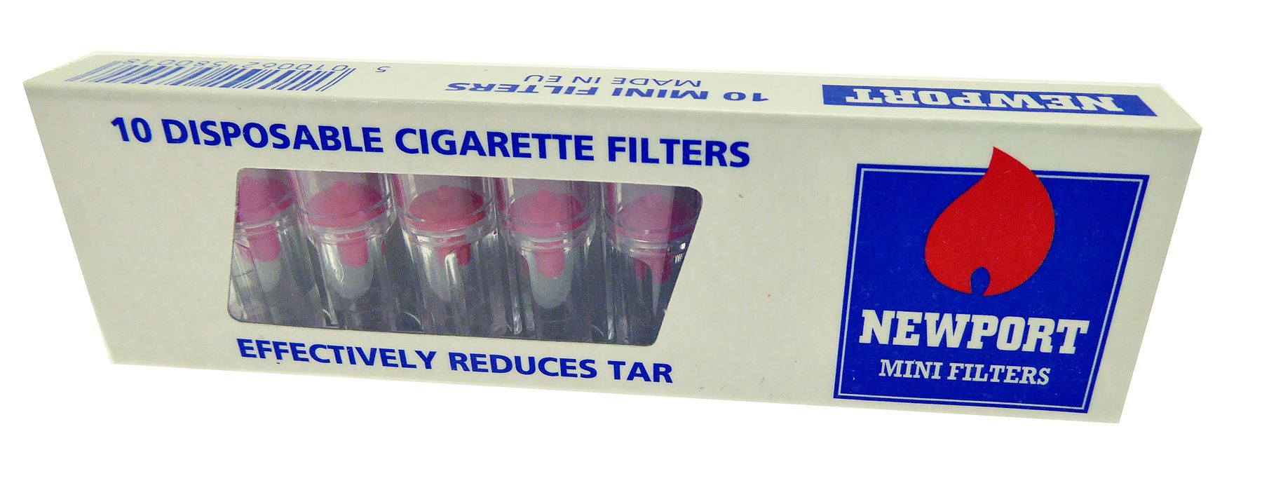 Newport Disposable Cigarette Mini Filters 10 Pack Tar Catcher 8mm Size