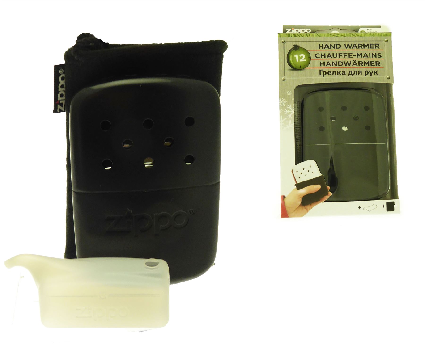 Zippo Reusable Chrome Hand Warmer Outdoor Pocket Heat Handwarmer Winter