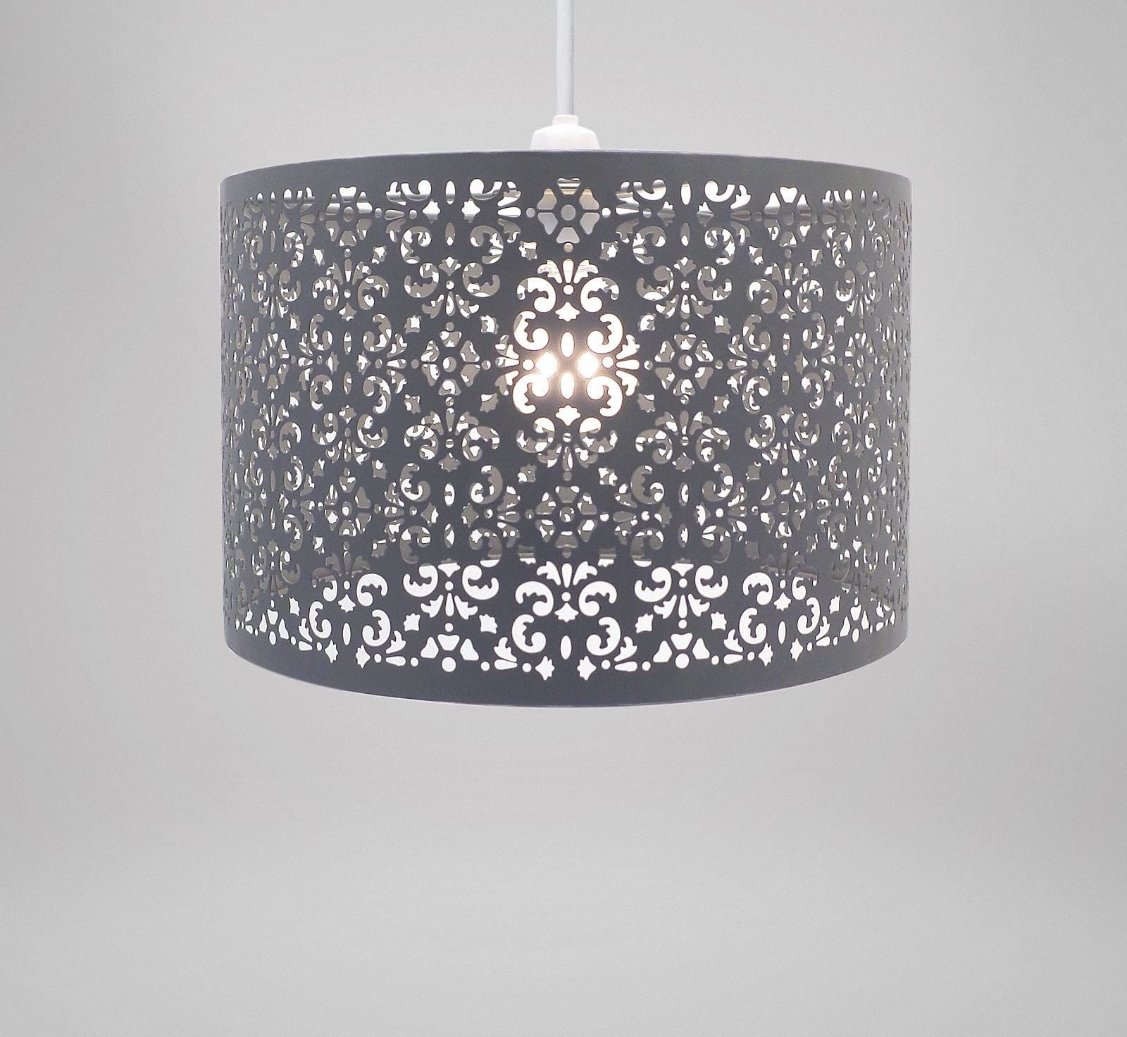 Large Metal Laser Cut Chandelier Universal Ceiling Light Shade Lamp Large Metal Laser Cut Chandelier Universal Ceiling Light