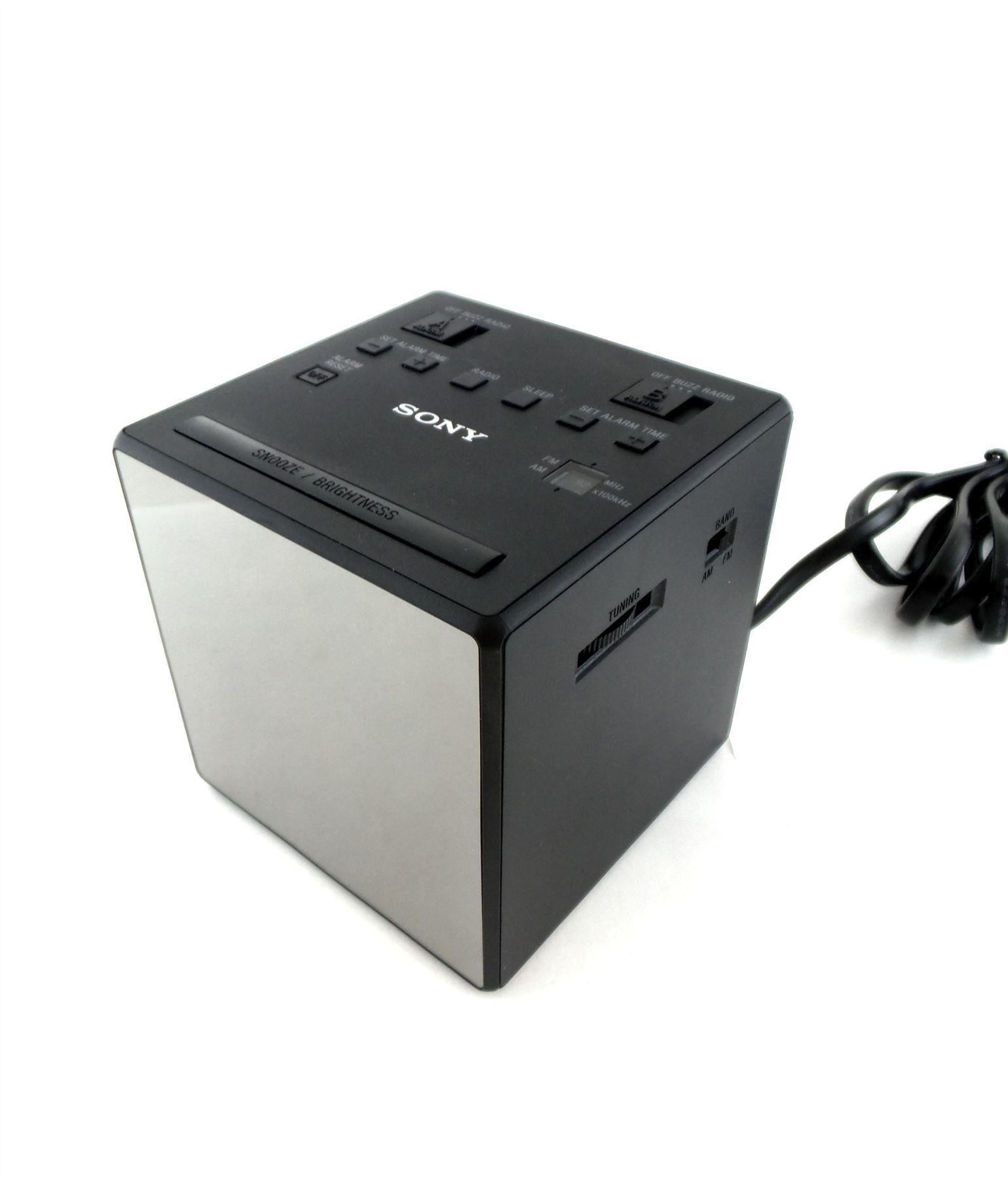 Sony ICFC1T Alarm Clock Radio FM/AM, Dual Alarm, DST Black eBay