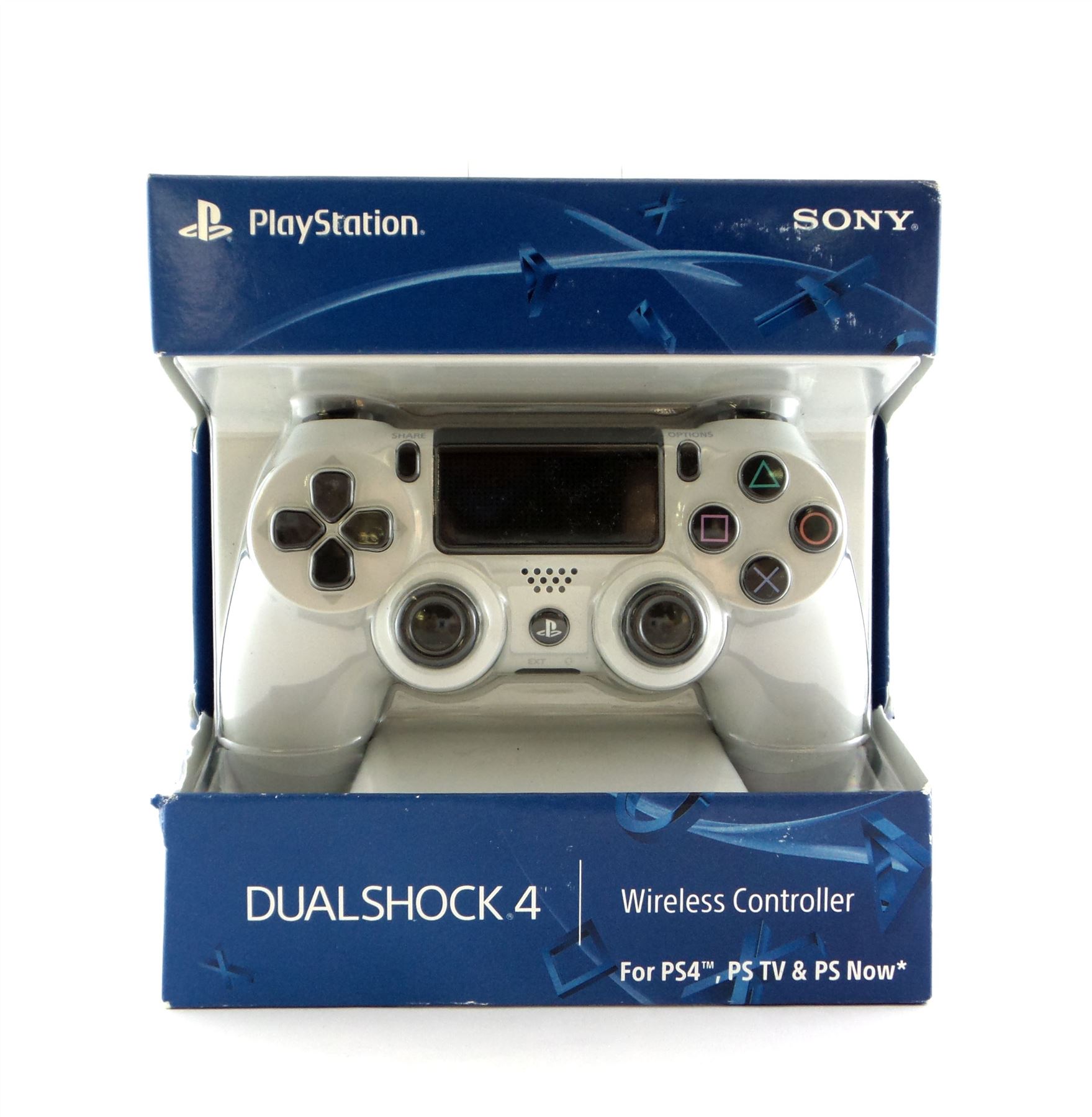 Sony DualShock 4 Wireless Controller for PS4, PS Now White Black