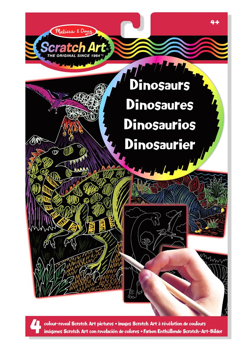 Melissa and Doug Scratch Art Sticker Sheets Packs Various Designs eBay