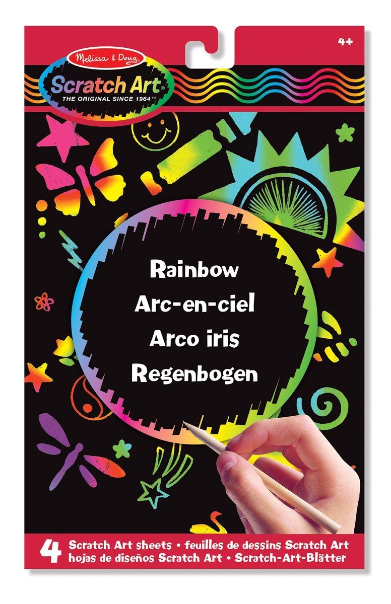 Melissa and Doug Scratch Art Sticker Sheets Packs Various Designs eBay