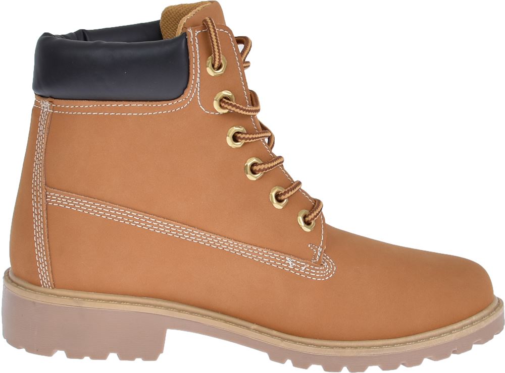 Womens chunky cleated sole flat low heel lace up rugged ankle worker boots. | eBay