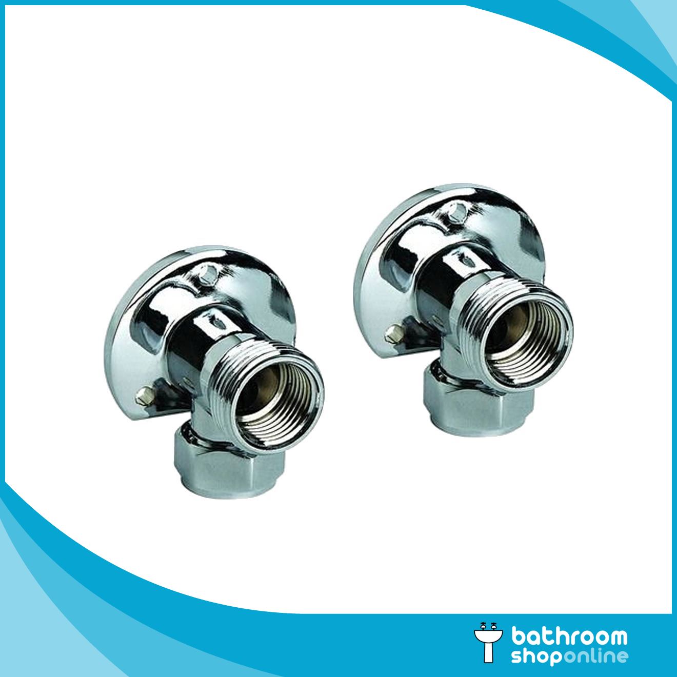 Thermostatic Bar Valve Mixer Shower Wall Easy Plumb Fixing Kit Exposed