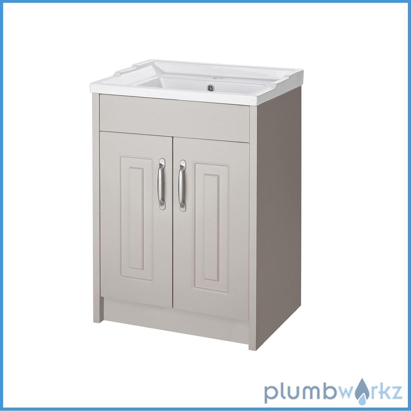 Traditional Back to Wall BTW WC Pan Toilet & Basin Vanity Unit