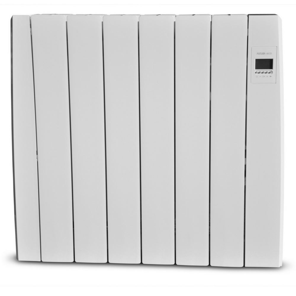 1KW ELECTRIC CERAMIC RADIATOR WALL MOUNTED HEATER THERMOSTAT 24/7