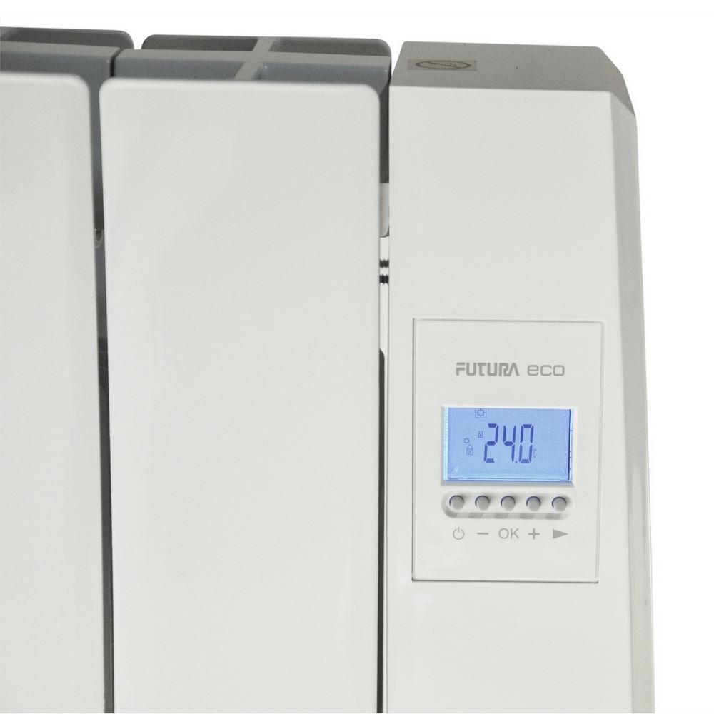 2KW ELECTRIC CERAMIC FILLED RADIATOR PANEL WALL HEATER THERMOSTAT 24/7