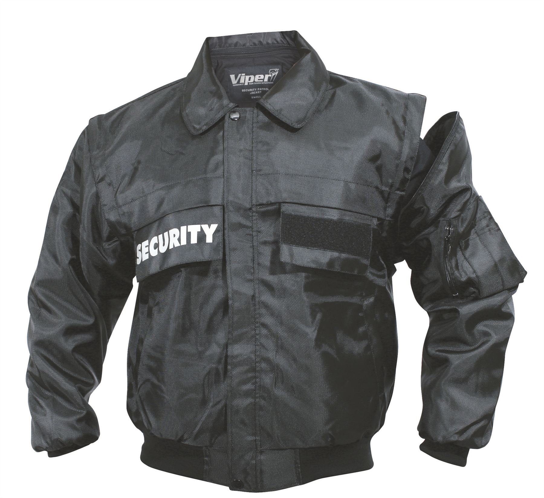 VIPER SECURITY JACKET BOMBER POLICE PATROL DOORMAN BOUNCER SIA GUARD