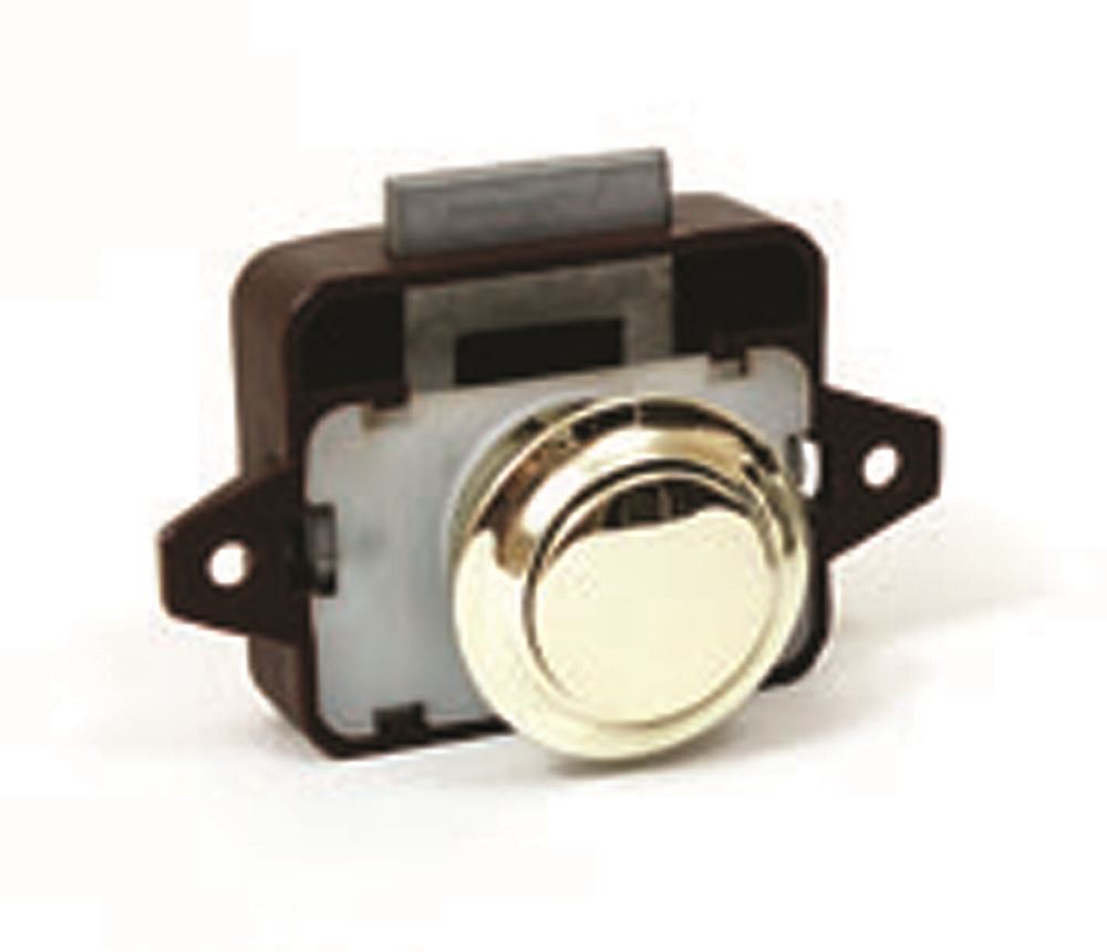 Caravan Motorhome Push Button Lock Latch Handle Gold Large Spare