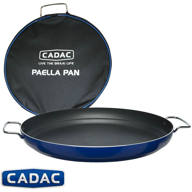 Cadac Paella Dish BBQ Barbecue Pan 47cm Non Stick Carvan Camping Free