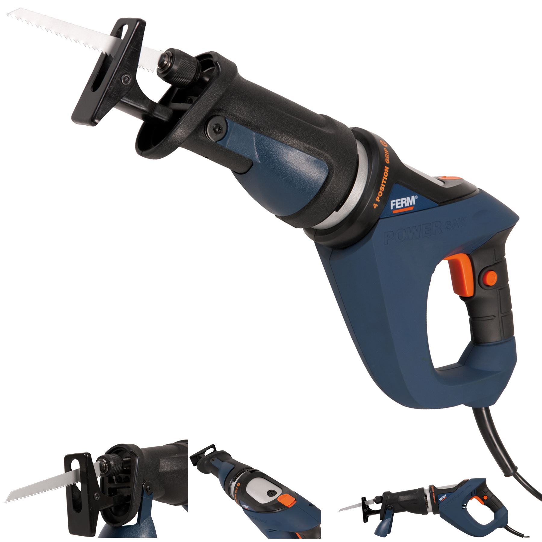 Ferm Reciprocating Saw With Twist Grip Electric Power eBay