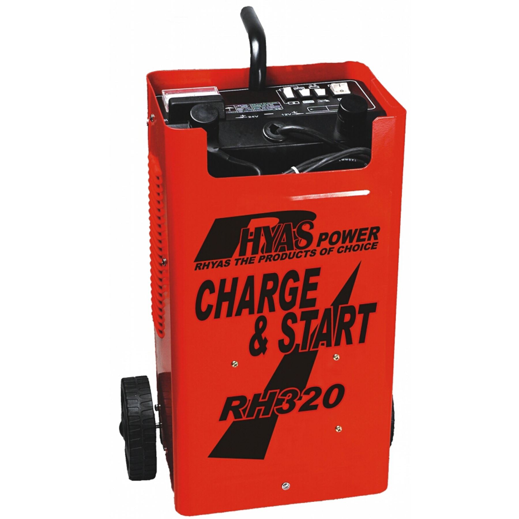 Rhyas Jump Starter Charger Heavy Duty Car Battery Fast Boost Start 12V