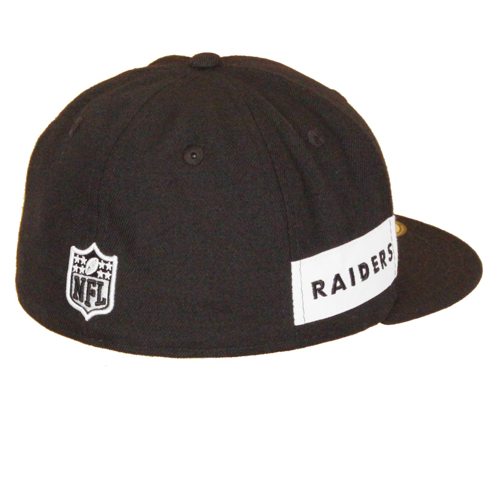 New Era Side Block Fitted 59Fifty Flatbill cap ~ Oakland Raiders