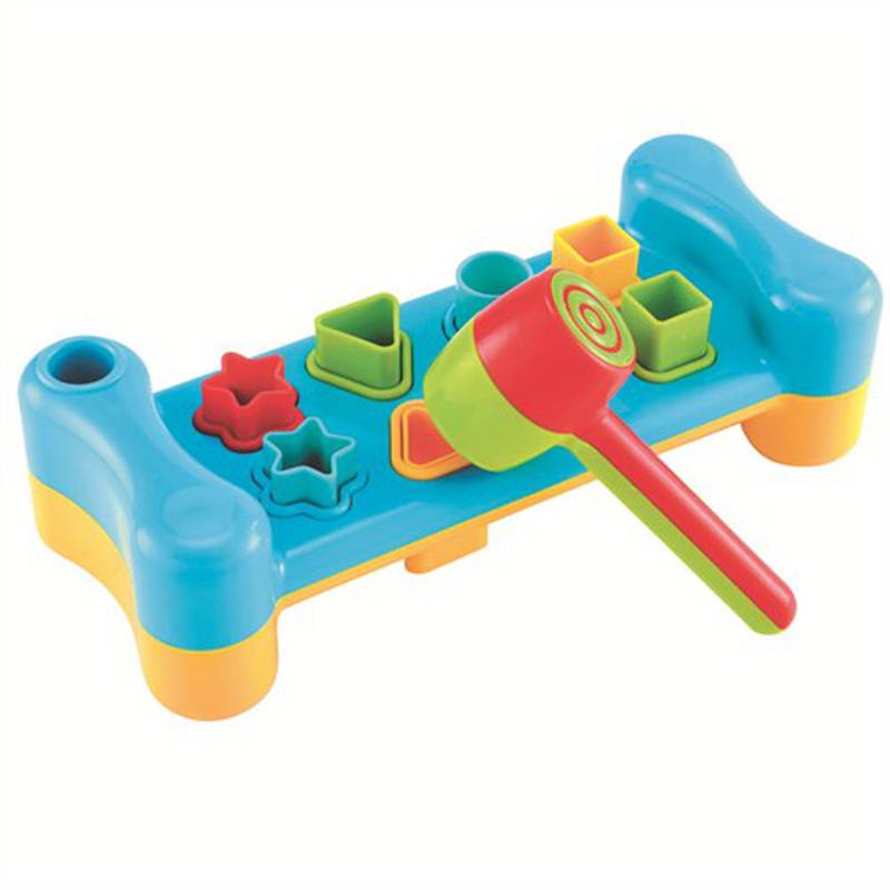 EARLY LEARNING CENTRE ELC SHAPE SORTING HAMMER BENCH CHILDRENS HAMMER