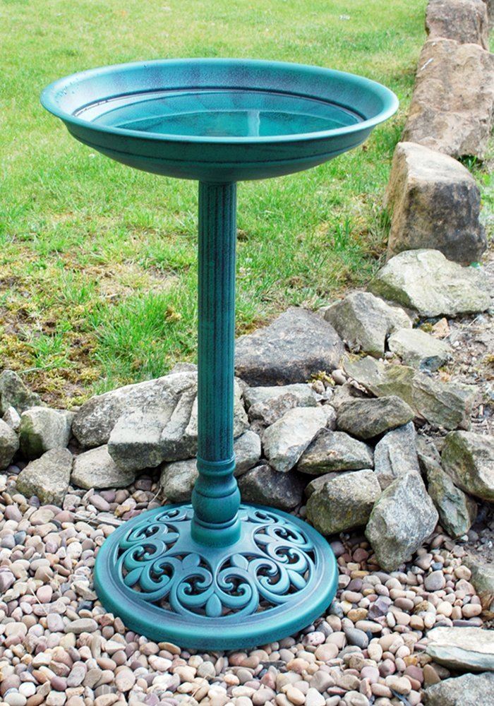 KINGFISHER TRADITIONAL GARDEN OUTDOOR WILD BIRD BATHING BATH WATER