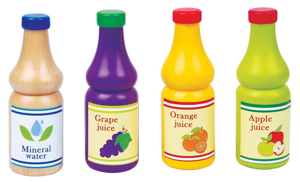 LELIN WOODEN WOOD CHILDRENS KIDS DRINKS JUICE BEVERAGE KITCHEN PRETEND PLAY TOY eBay