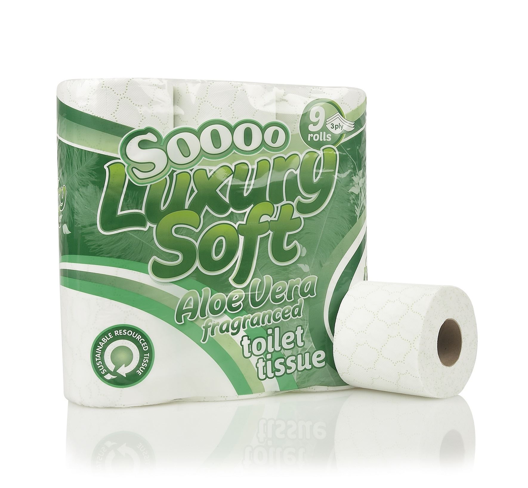 45 Rolls of So Soft Aloe Scented 3 Ply Pure Pulp Toilet Tissue Paper eBay