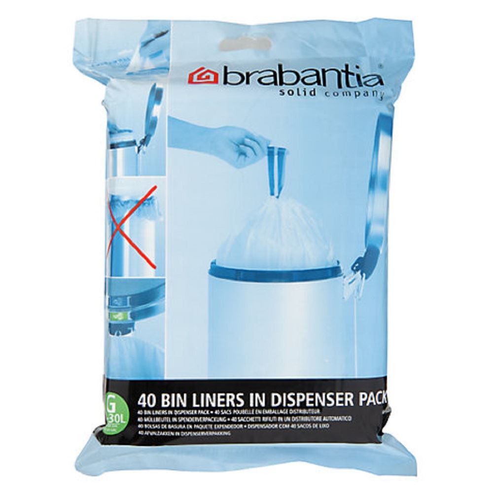 BRABANTIA SMART FIX 2330L LITRE REFUSE DUST BIN DISPENSER LINER BAGS