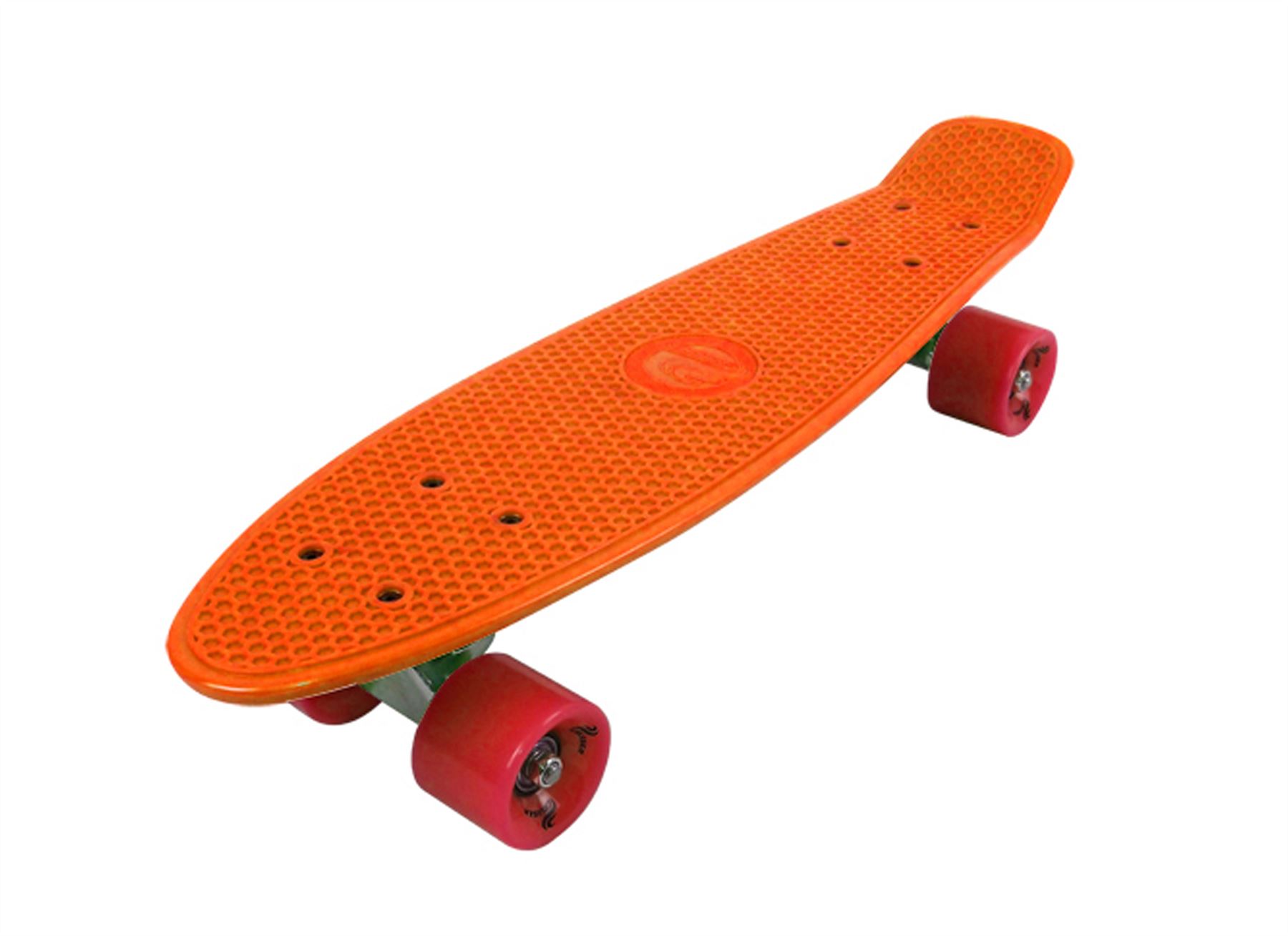 CRUISER RETRO SKATEBOARD SKATER SKATING PLASTIC COMPLETE DECK BOARD 22 x 6 