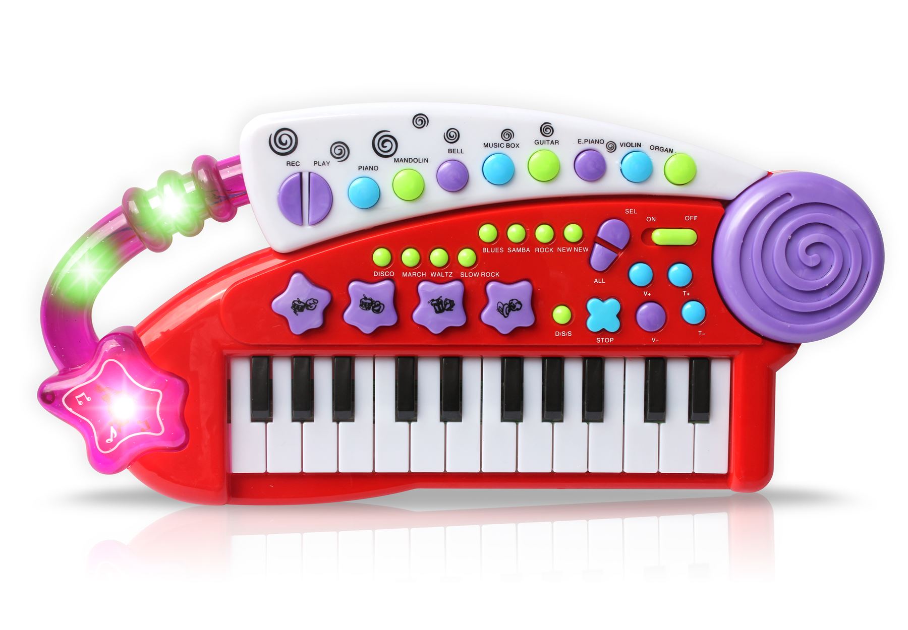 Vinsani Carry Along Keyboard Children Kids Musical Instrument Toy