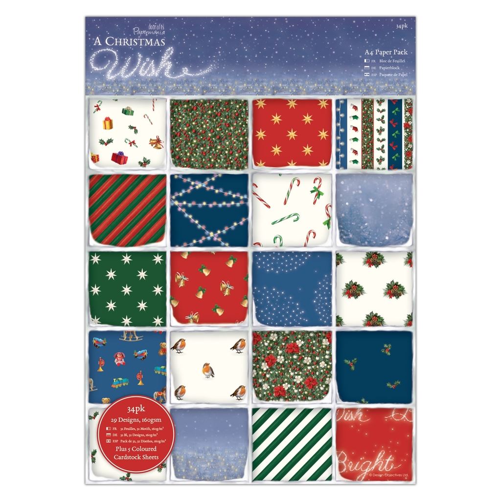 SALE! Designer Collection Patterned Paper + Cardstock Scrapbook Packs
