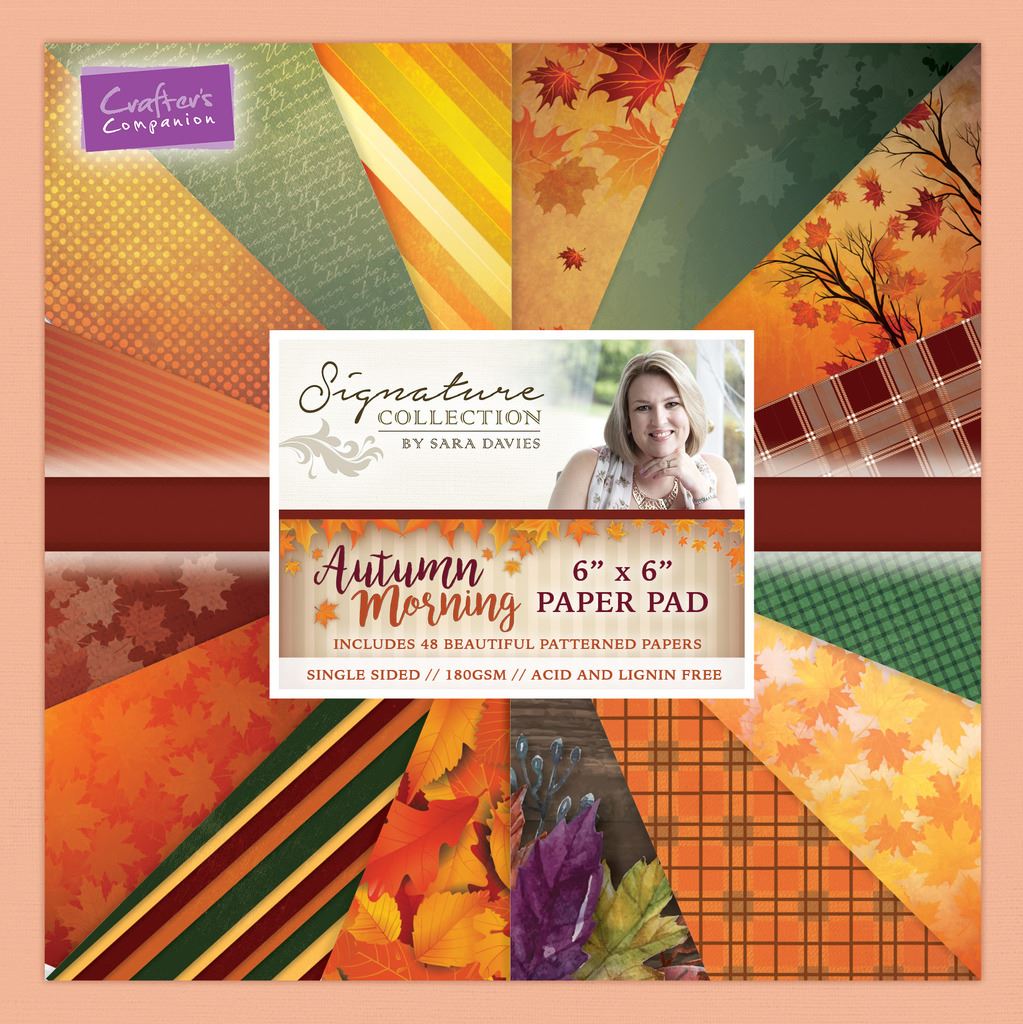 Sara Davies Crafter's Companion Paper Card Scrapbook Craft Autumn