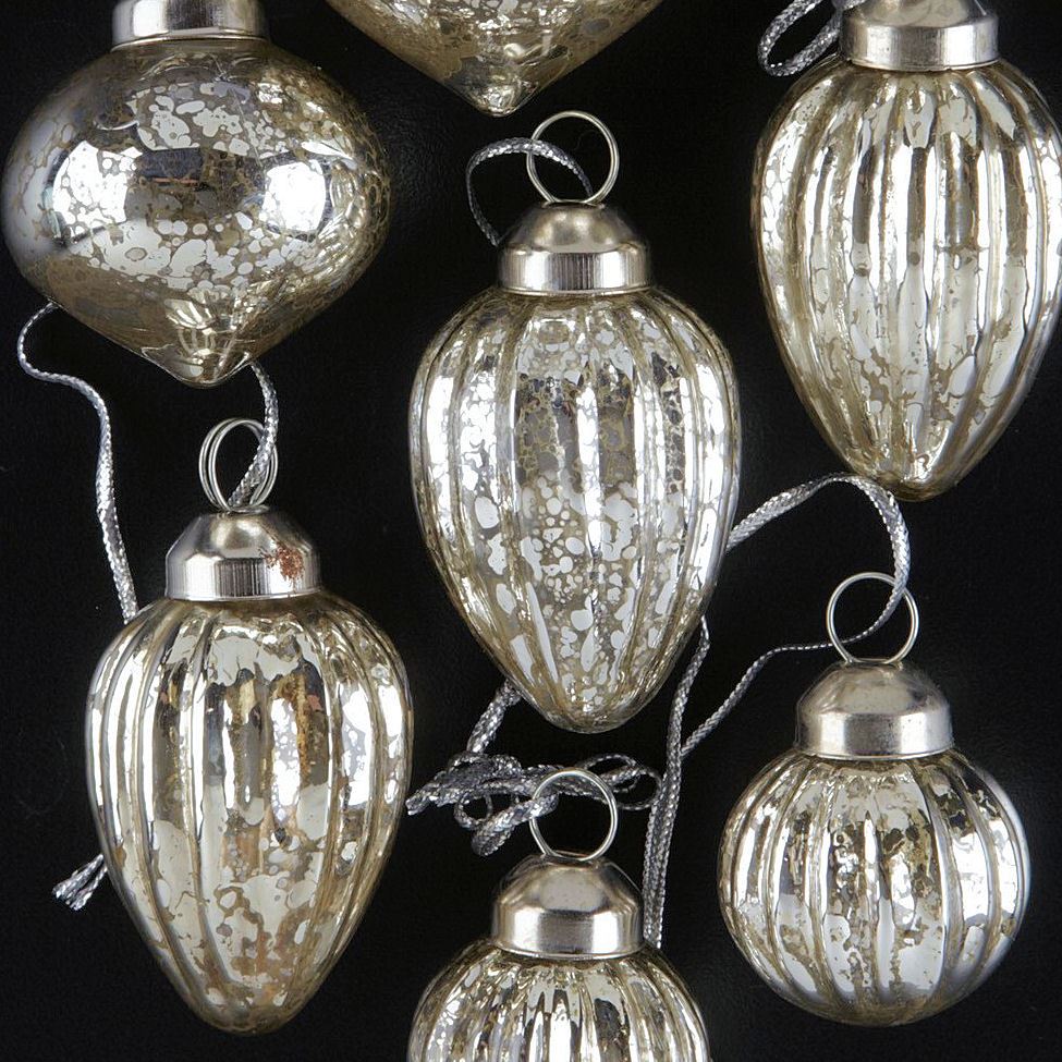 LUXURY GLASS/CRYSTAL CHRISTMAS DECORATIONS SETS HANGING TREE BAUBLES