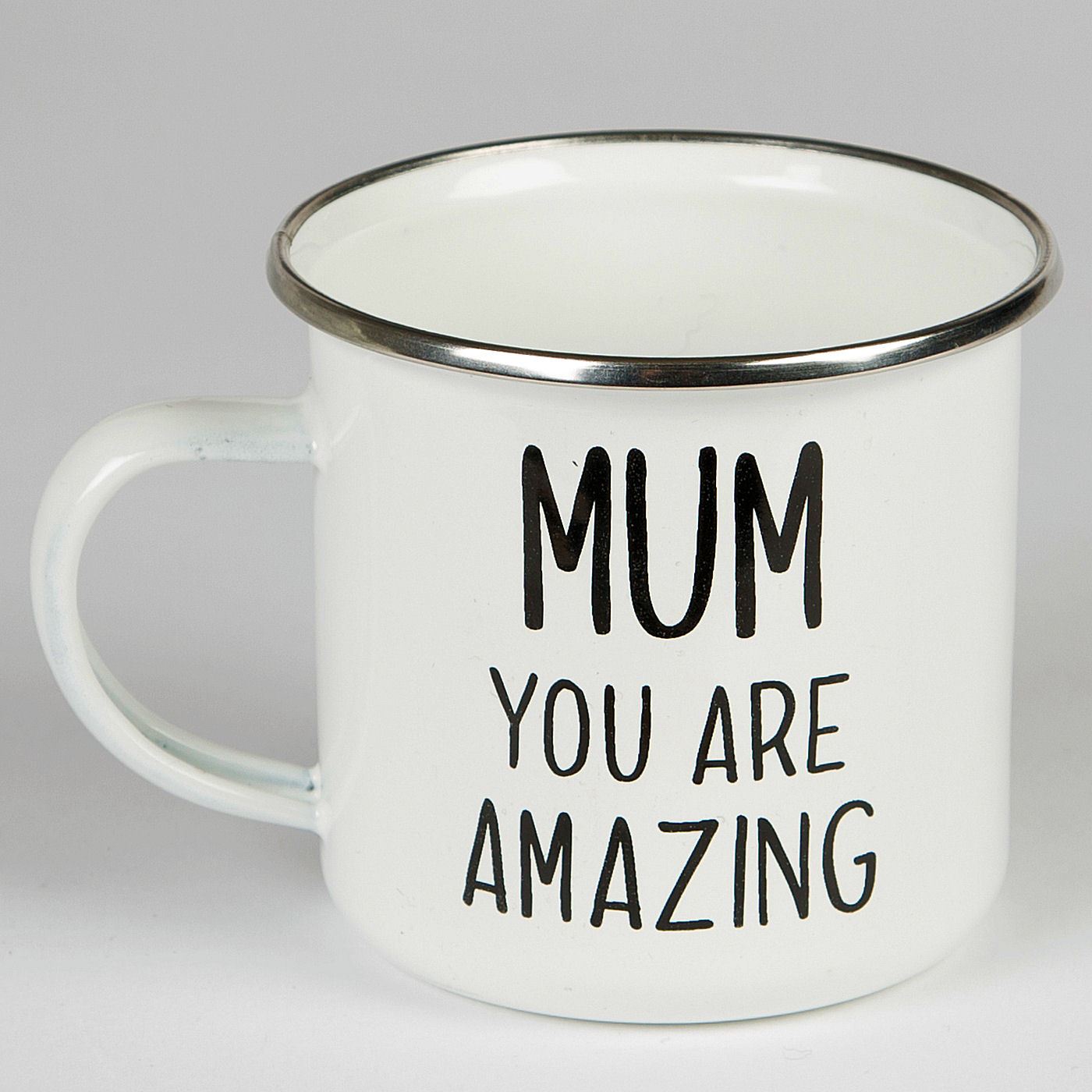 Lots of MUGS Enamel Tin Metal Cups OUTDOOR GARDENING CAMPING MUM DAD FRIEND GIFT - Picture 18 of 25